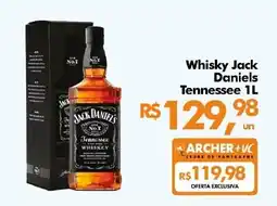 Supermercados Archer Whisky Jack Daniels Tennessee oferta