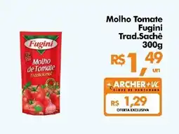 Supermercados Archer Molho Tomate Fugini Trad.Sachê oferta
