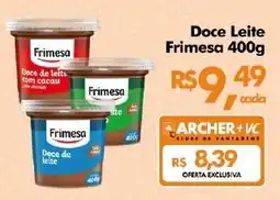 Supermercados Archer Doce Leite Frimesa oferta