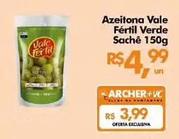 Supermercados Archer Azeitona Vale Fértil Verde Sachê oferta