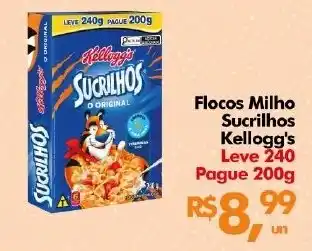 Supermercados Archer Flocos Milho Sucrilhos Kellogg's oferta