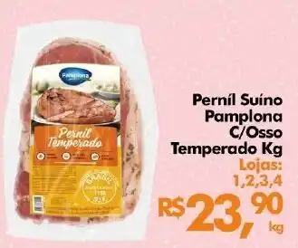Supermercados Archer Perníl Suíno Pamplona C/Osso Temperado oferta