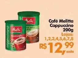 Supermercados Archer Café Melitta Cappuccino oferta