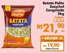 Supermercados Archer Batata Palito Easychef Congelada oferta