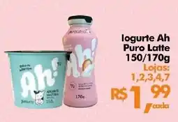 Supermercados Archer logurte Ah Puro Latte oferta