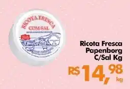 Supermercados Archer Ricota Fresca Papenborg C/Sal oferta