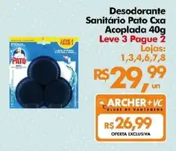 Supermercados Archer Desodorante Sanitário Pato Cxa Acoplada oferta