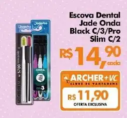 Supermercados Archer Escova Dental Jade Onda Black C/3/Pro Slim C/2 oferta
