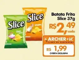 Supermercados Archer Batata Frita Slice oferta