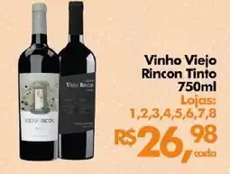Supermercados Archer Vinho Viejo Rincon Tinto oferta