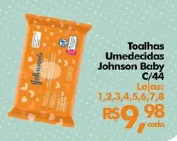 Supermercados Archer Toalhas Umedecidas Johnson Baby C/44 oferta