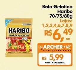 Supermercados Archer Bala Gelatina Haribo oferta