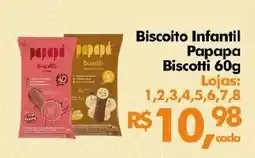Supermercados Archer Biscoito Infantil Papapa Biscotti oferta