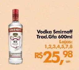 Supermercados Archer Vodka Smirnoff Trad.Gfa oferta