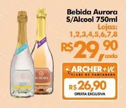 Supermercados Archer Bebida Aurora S/Alcool oferta