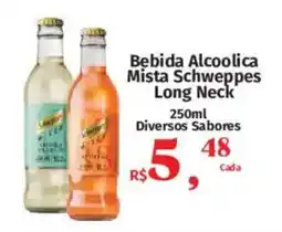 Supermercados Mateus Bebida Alcoolica Mista Schweppes Long Neck oferta