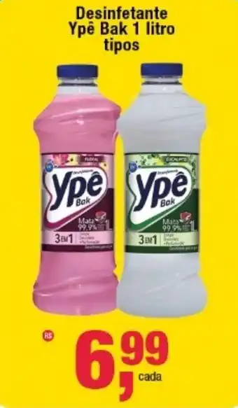 Desinfetante Ypê Bak tipos