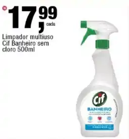 Frangolândia Limpador multiuso Cif Banheiro sem cloro oferta