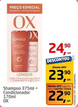 Tenda Atacado Shampoo + Condicionador OX oferta