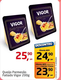 Tenda Atacado Queijo Parmesão Fatiado Vigor oferta