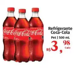 Supermercados Mateus Refrigerante Coca-Cola Pet oferta