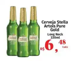 Supermercados Mateus Cerveja Stella Artois Pure Gold Long Neck oferta