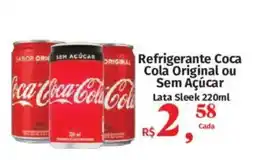 Supermercados Mateus Refrigerante Coca Cola Original ou Sem Açúcar oferta