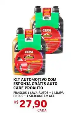 Assaí Atacadista Kit automotivo com esponja grátis auto care proauto oferta