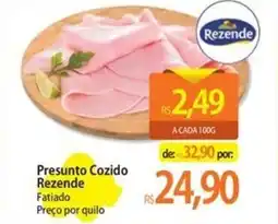 Atacadão Presunto Cozido Rezende oferta