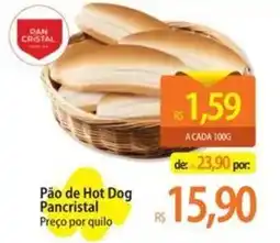 Atacadão Pão de Hot Dog Pancristal oferta