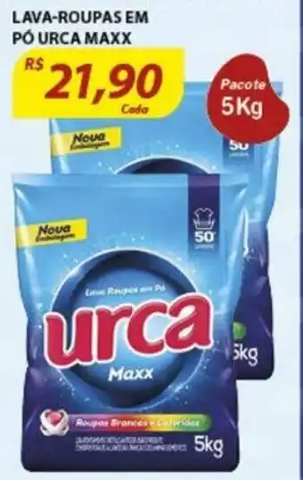 Assaí Atacadista Lava-roupas em po Urca Maxx 5kg oferta