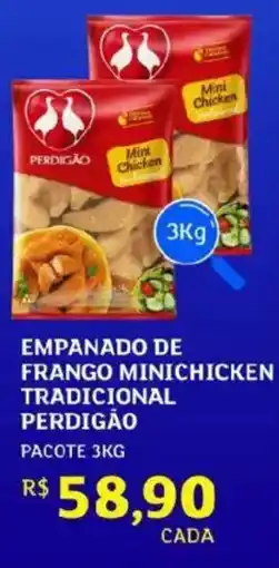 Assaí Atacadista Empanado de frango minichicken tradicional perdigão oferta