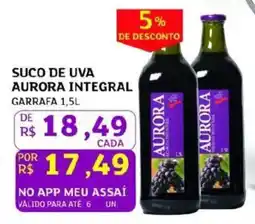Assaí Atacadista Suco de uva aurora integral oferta