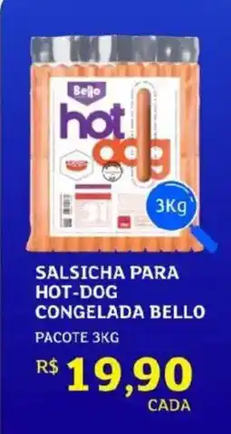 Assaí Atacadista Salsicha para hot-dog congelada bello oferta