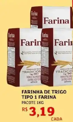 Assaí Atacadista Farinha de trigo tipo 1 farina pacote oferta