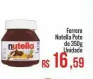 Mart Minas Creme de aveia nutella oferta