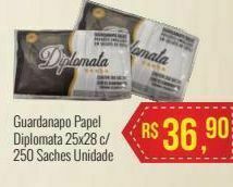 Guardanapos de papel diplomata 25x28 c/250