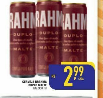Mercantil Rodrigues Cerveja brahma duplo malte oferta