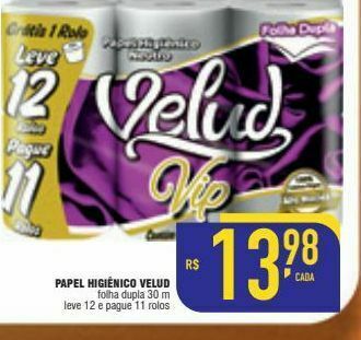 Mercantil Rodrigues Papel higiênico velud oferta
