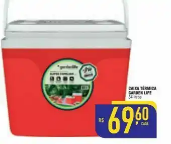 Mercantil Rodrigues Caixa isotérmica garden life 34l oferta