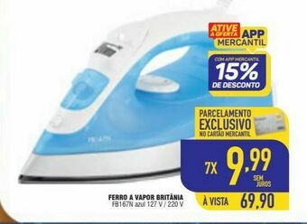 Mercantil Rodrigues Ferro a vapor britânia oferta
