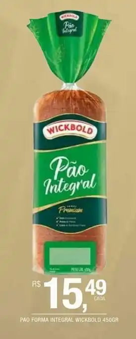 Pao forma integral wickbold 450gr