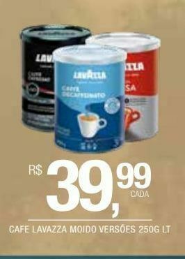 DB Supermercados Cafe lavazza moido versões 250g lt oferta