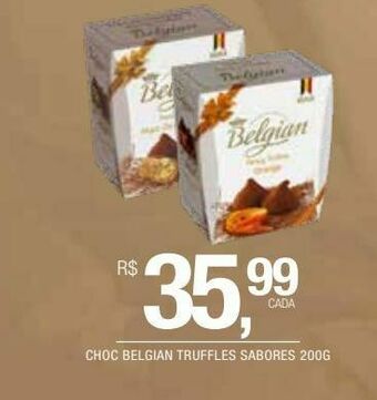 DB Supermercados Choc belgian truffles sabores 200g oferta