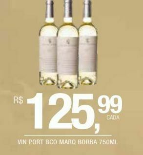 DB Supermercados Vin port bco marq borba 750ml oferta