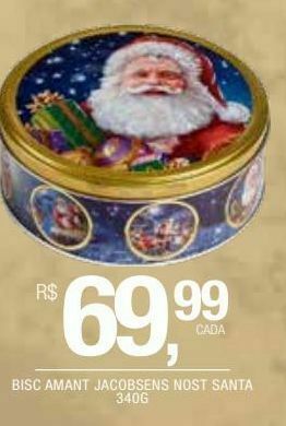 DB Supermercados Bisc amant jacobsens nost santa 340g oferta