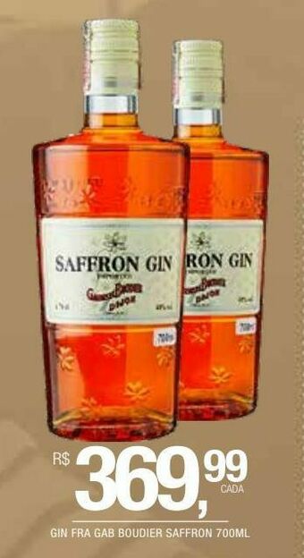 DB Supermercados Gin fra gab boudier saffron 700ml oferta
