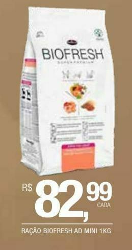 Ração biofresh ad mini 1kg