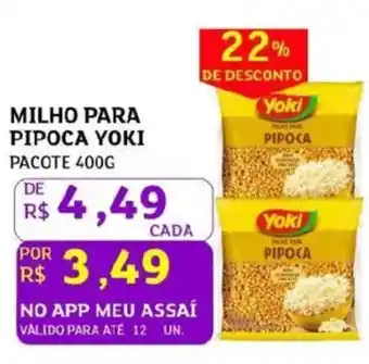 Assaí Atacadista Milho para pipoca yoki oferta