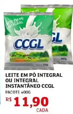 Assaí Atacadista Leite em pó integral ou integral instantâneo ccgl pacote oferta